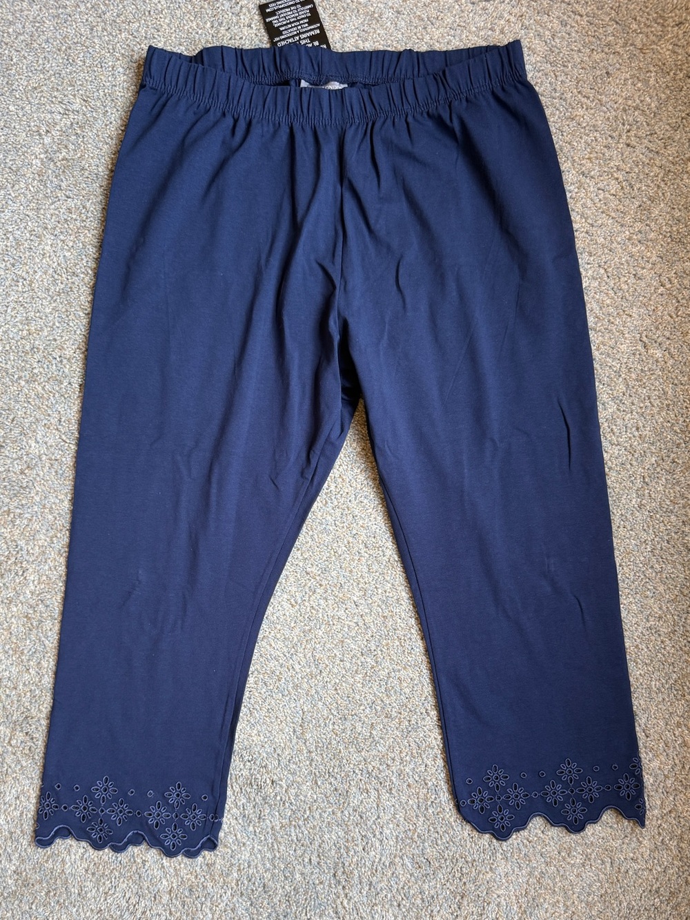 Jessica London Navy Stretch Waistband pants size 22/24